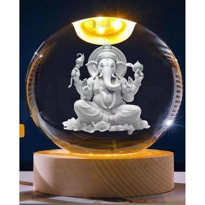 Ganesh Crystal LED Lamp Cosh On Delivery and free shipping available 🇮🇳