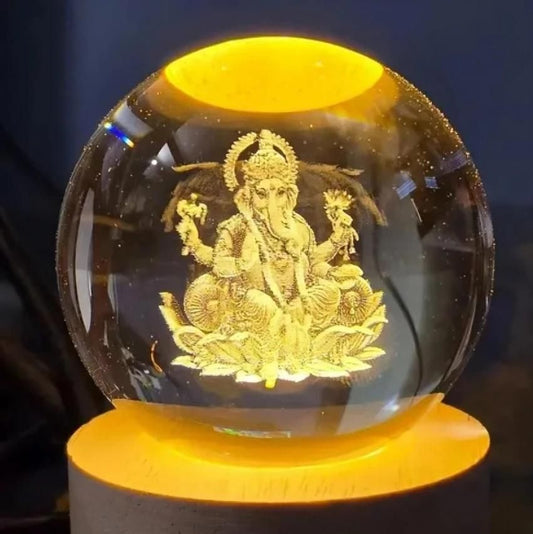 Ganesh Crystal LED Lamp Cosh On Delivery and free shipping available 🇮🇳