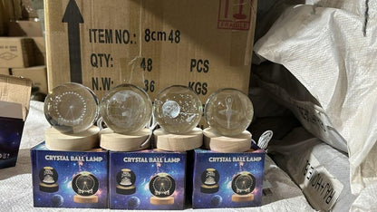 3D Crystal Lamp Ball(Assorted Design) Cash On Delivery 🇮🇳 and Free Shipping buy now